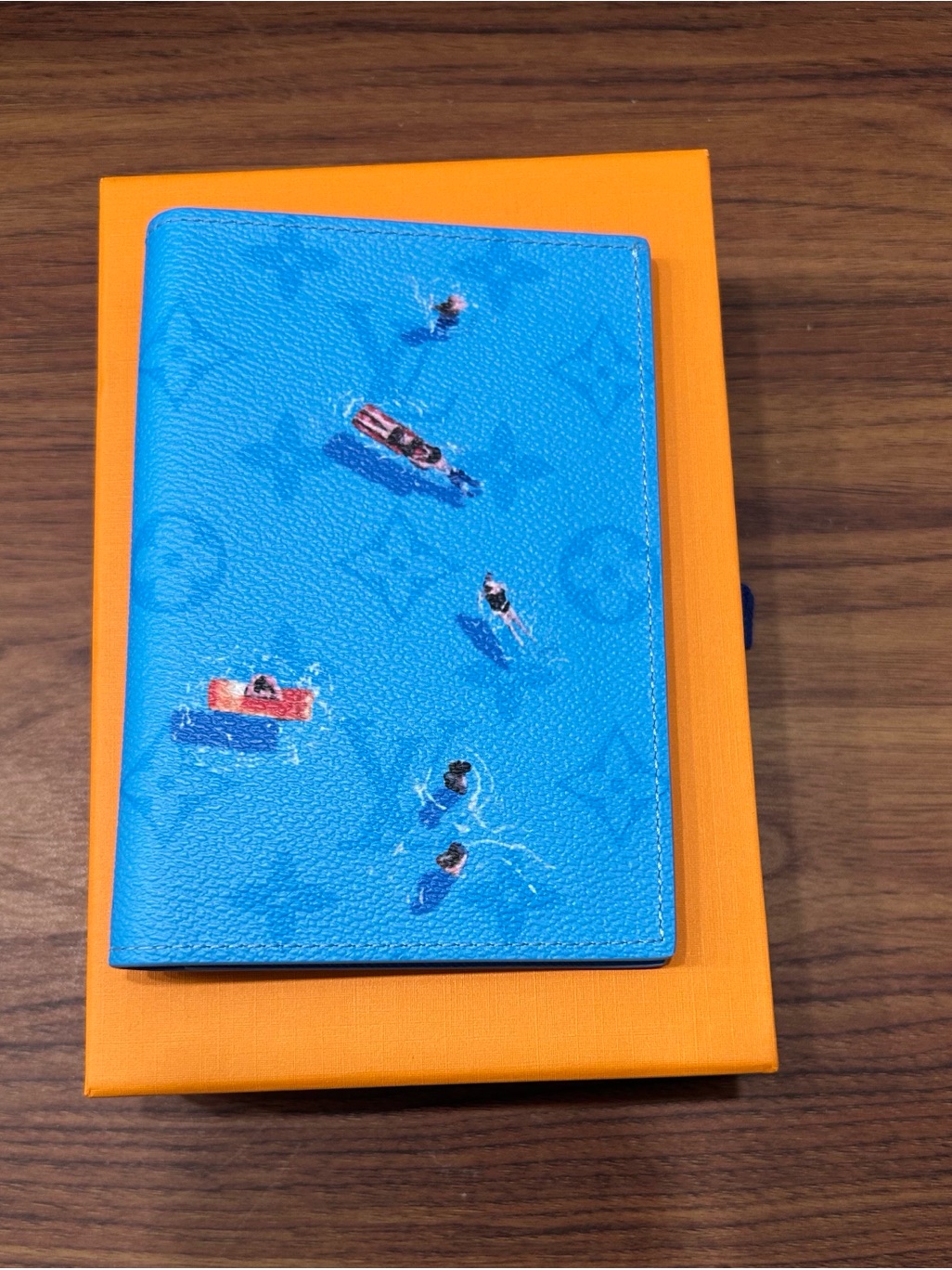 Louis Vuitton Blue Lagoon Passport Holder